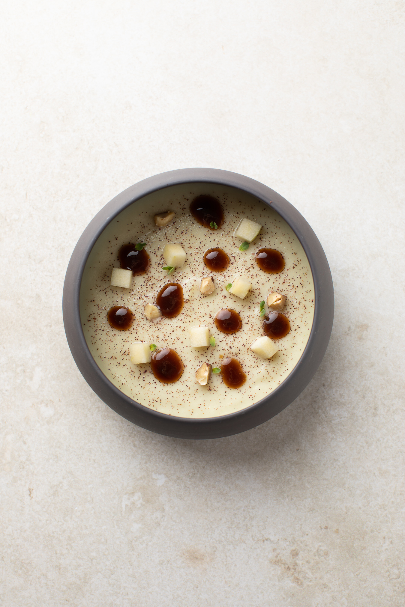 Chef Emanuele celeriac soup